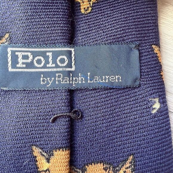 Polo Ralph Lauren Navy 100% Wool Fox Made by Hand - Picture 6 of 6